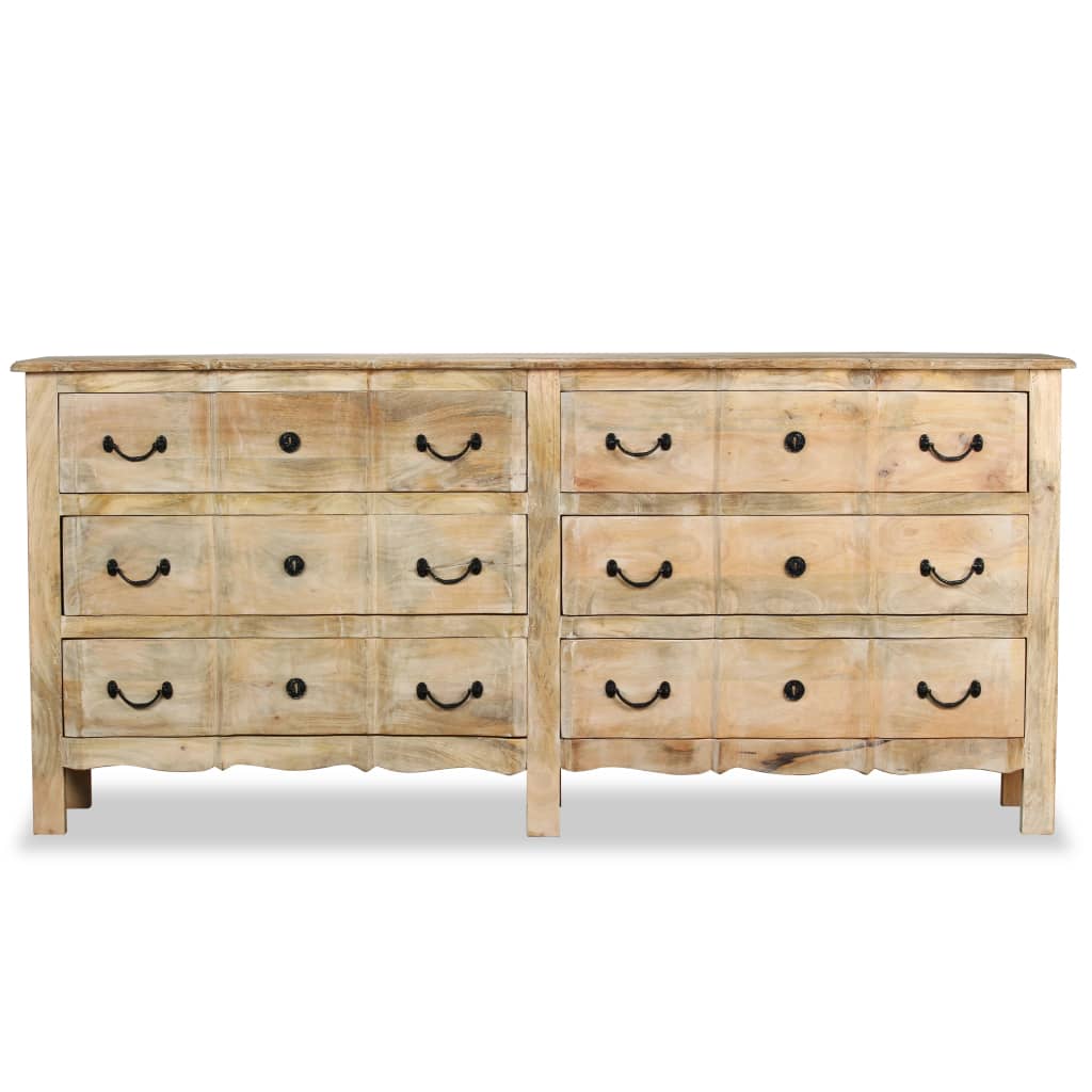 Dressoir 200x40x90 cm massief mangohout is nu te koop bij PeponiXL, paradijselijk wonen!