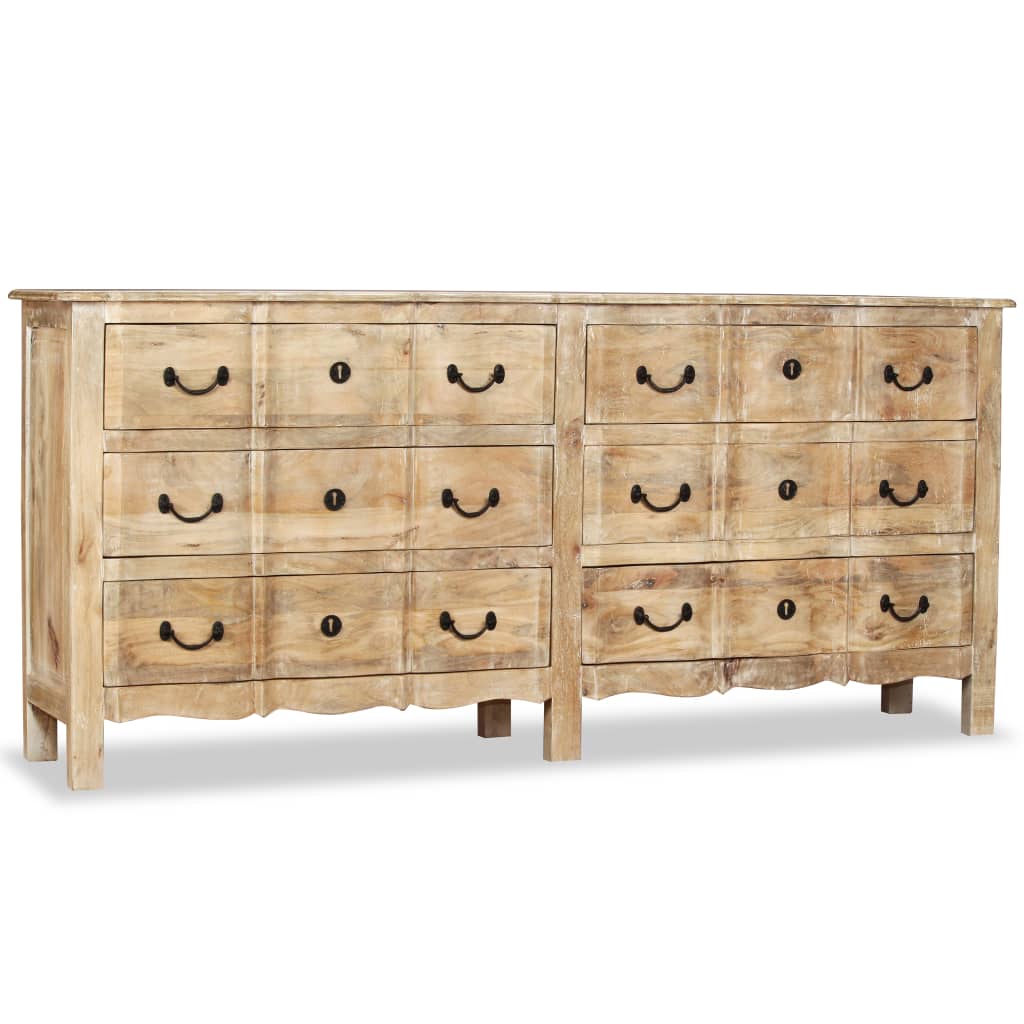 Dressoir 200x40x90 cm massief mangohout is nu te koop bij PeponiXL, paradijselijk wonen!