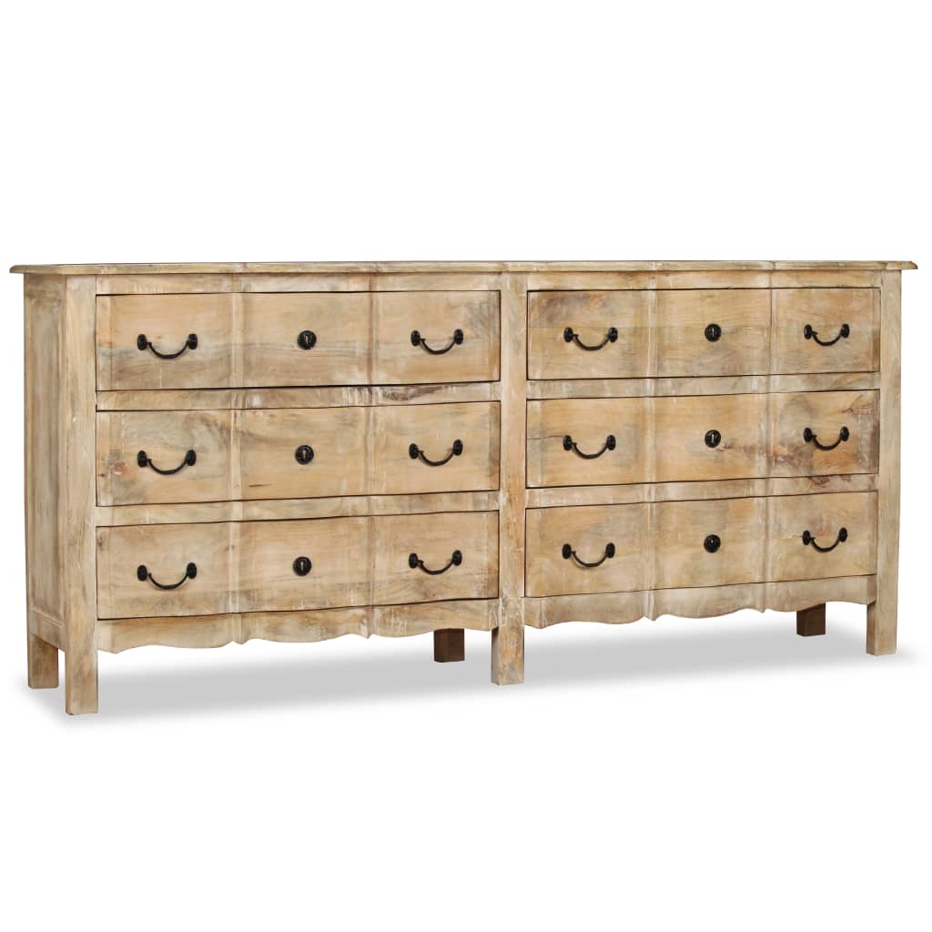 Dressoir 200x40x90 cm massief mangohout is nu te koop bij PeponiXL, paradijselijk wonen!