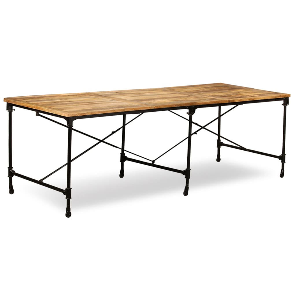 Eettafel 240 cm massief mangohout is nu te koop bij PeponiXL, paradijselijk wonen!