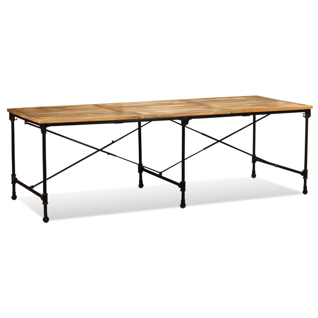 Eettafel 240 cm massief mangohout is nu te koop bij PeponiXL, paradijselijk wonen!