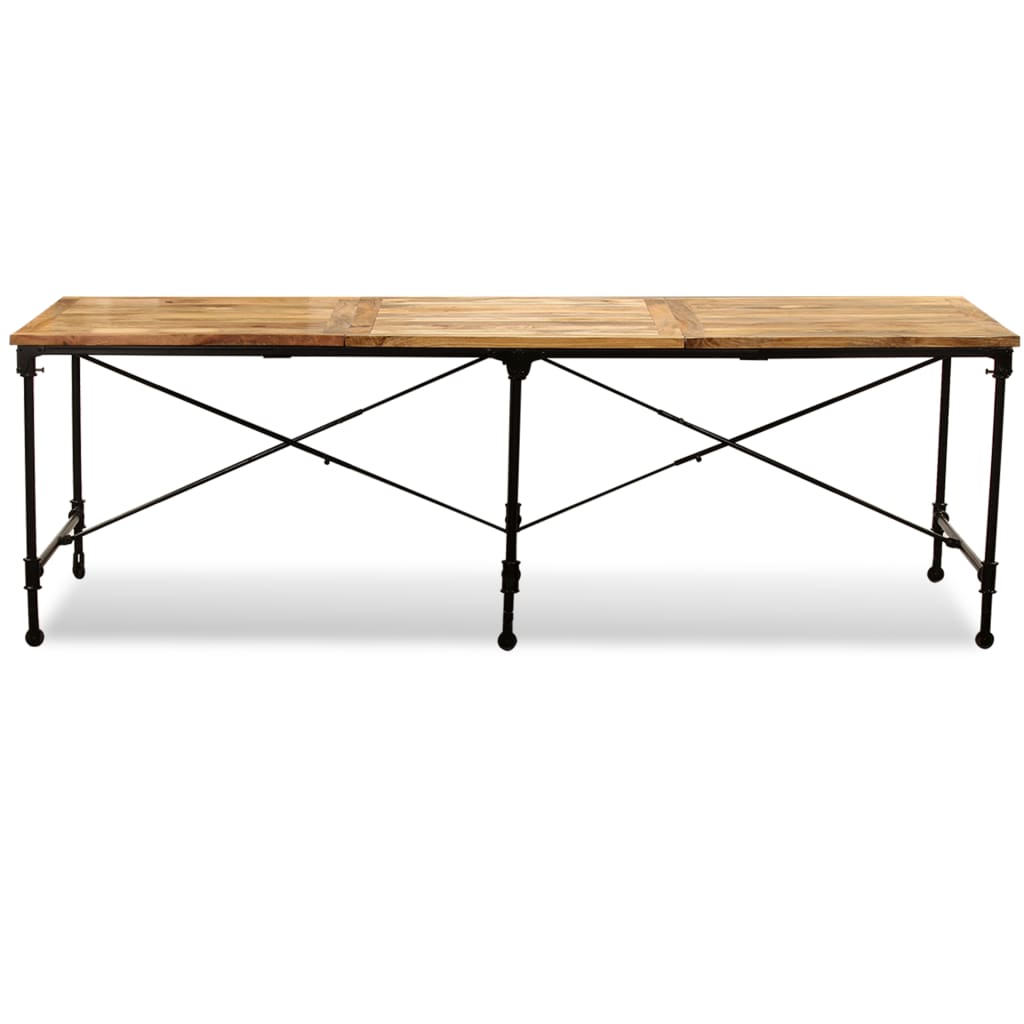Eettafel 240 cm massief mangohout is nu te koop bij PeponiXL, paradijselijk wonen!
