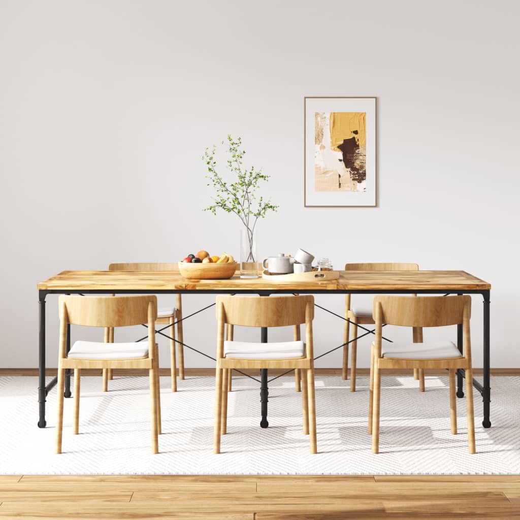 Eettafel 240 cm massief mangohout is nu te koop bij PeponiXL, paradijselijk wonen!