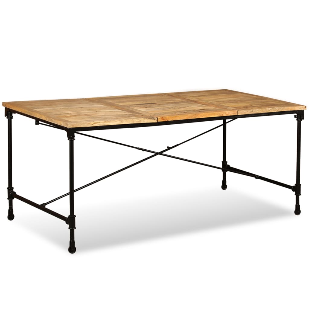 Eettafel 180 cm massief mangohout is nu te koop bij PeponiXL, paradijselijk wonen!