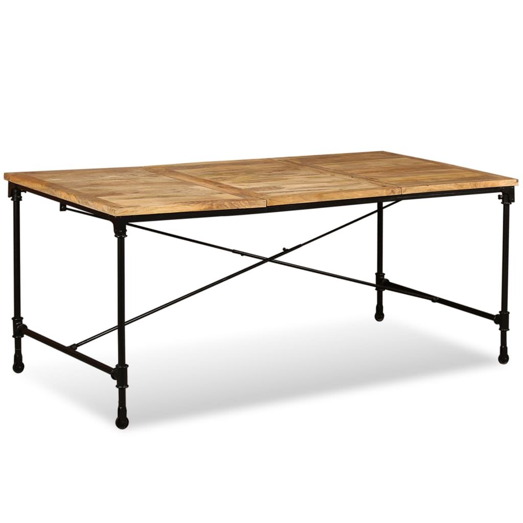 Eettafel 180 cm massief mangohout is nu te koop bij PeponiXL, paradijselijk wonen!