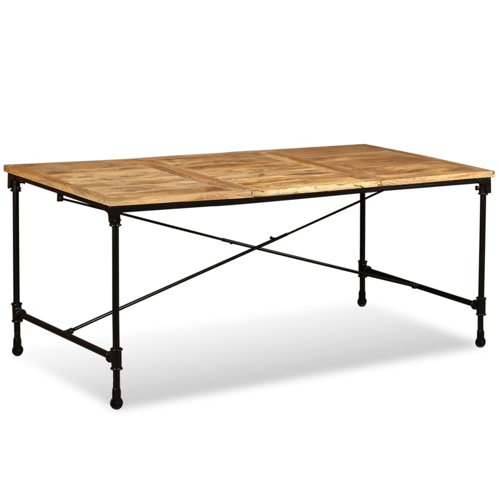 Eettafel 180 cm massief mangohout is nu te koop bij PeponiXL, paradijselijk wonen!