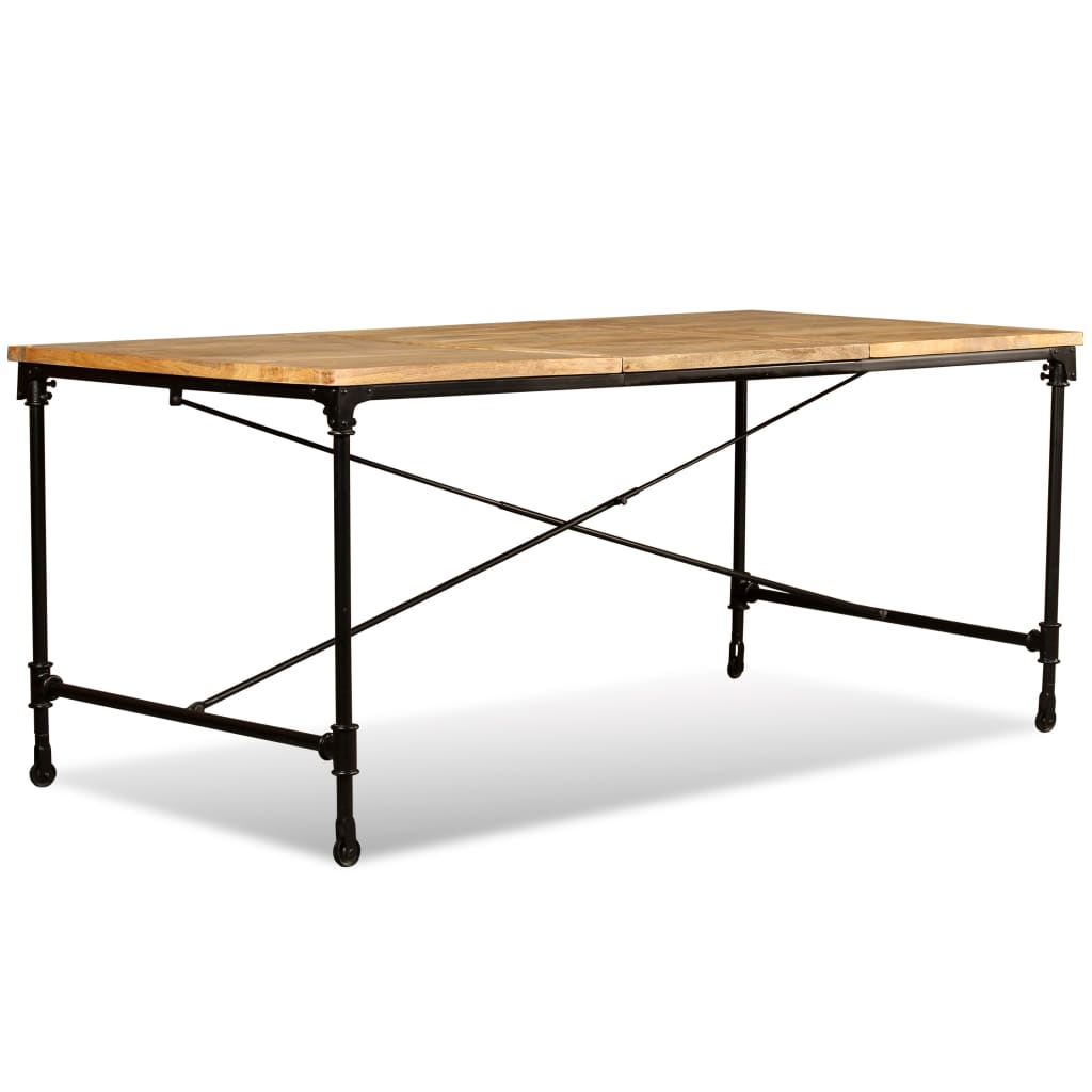 Eettafel 180 cm massief mangohout is nu te koop bij PeponiXL, paradijselijk wonen!