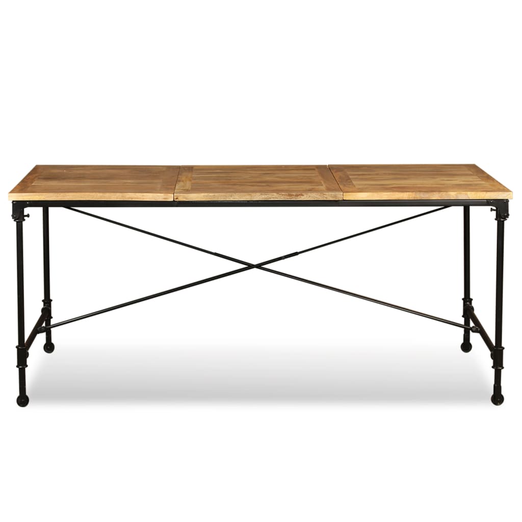 Eettafel 180 cm massief mangohout is nu te koop bij PeponiXL, paradijselijk wonen!