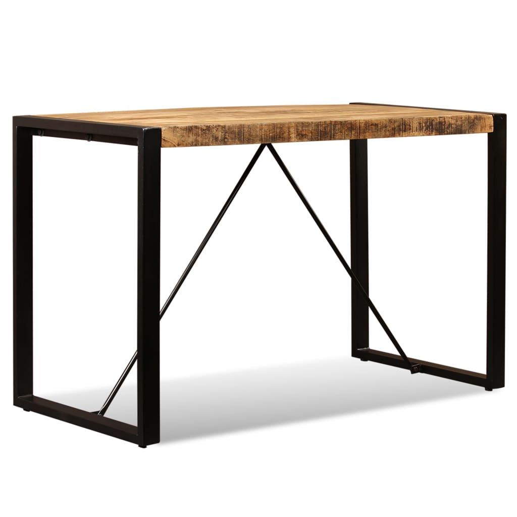 Eettafel 120 cm massief ruw mangohout is nu te koop bij PeponiXL, paradijselijk wonen!