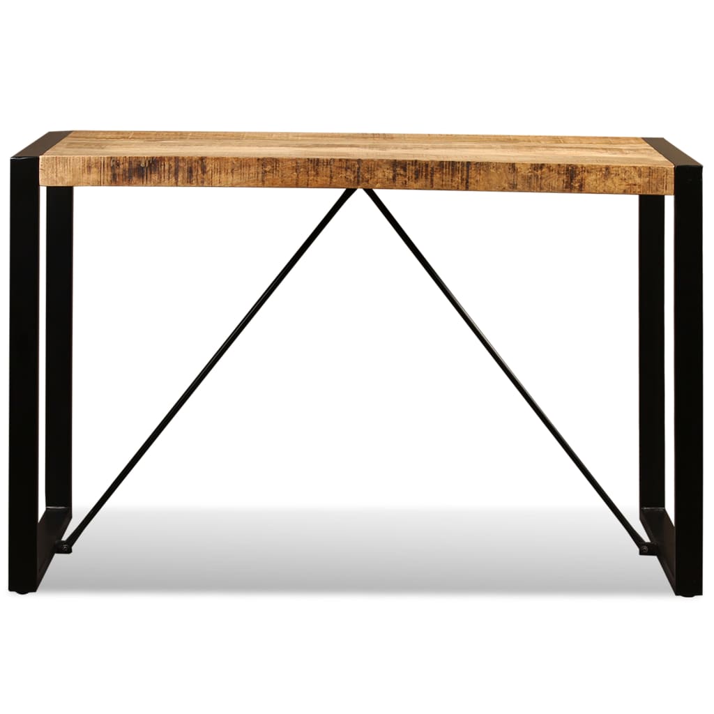 Eettafel 120 cm massief ruw mangohout is nu te koop bij PeponiXL, paradijselijk wonen!