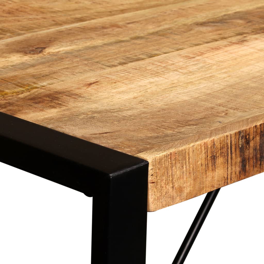 Eettafel 120 cm massief ruw mangohout is nu te koop bij PeponiXL, paradijselijk wonen!