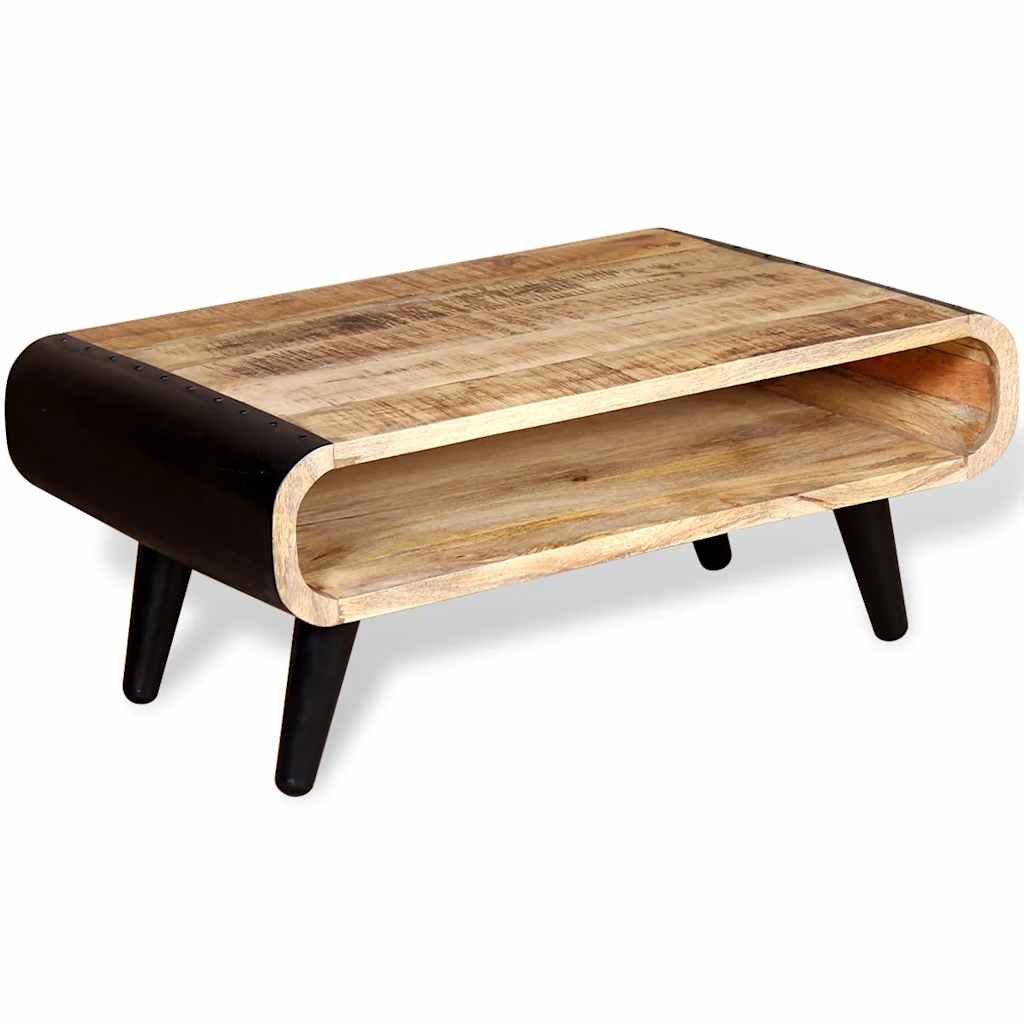 Salontafel 90x55x39 cm ruw mangohout is nu te koop bij PeponiXL, paradijselijk wonen!