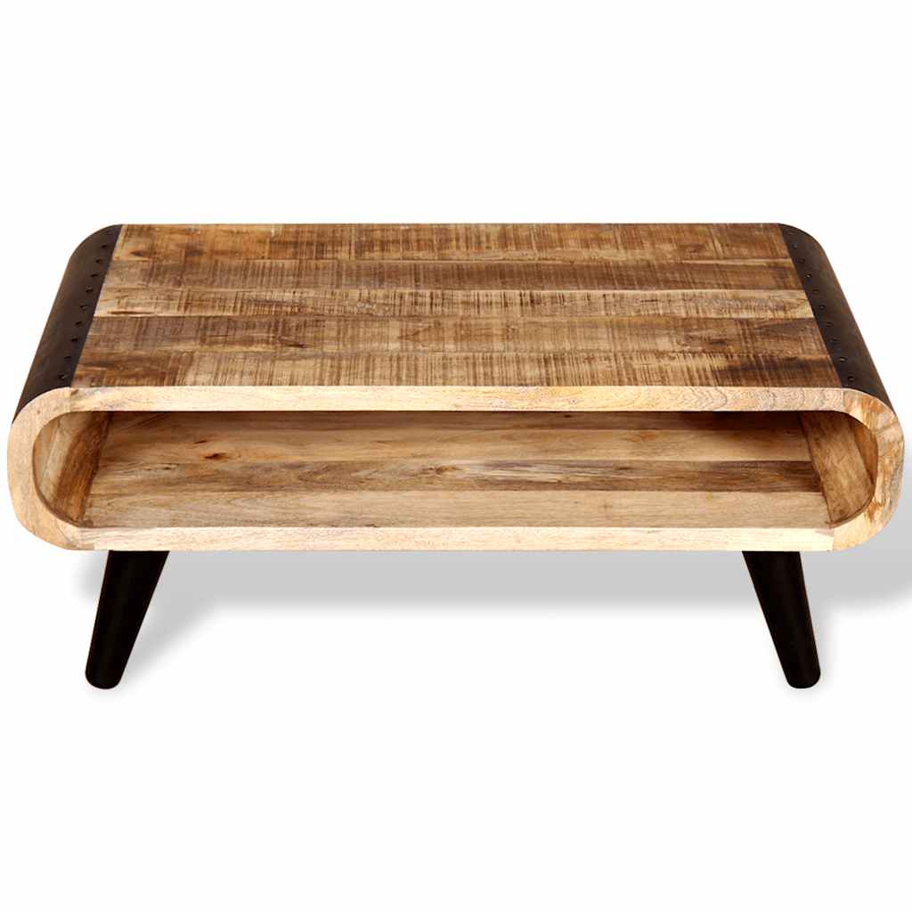 Salontafel 90x55x39 cm ruw mangohout is nu te koop bij PeponiXL, paradijselijk wonen!