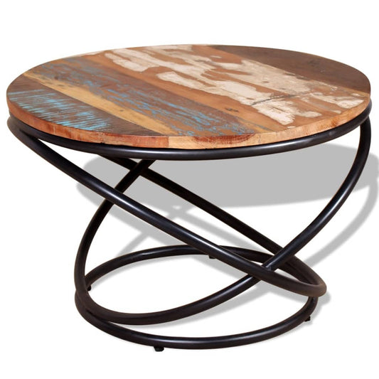 Salontafel 60x60x40 cm massief gerecycled hout is nu te koop bij PeponiXL, paradijselijk wonen!