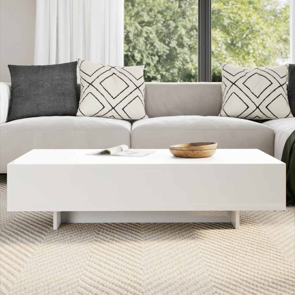 Salontafel hoogglans wit is nu te koop bij PeponiXL, paradijselijk wonen!