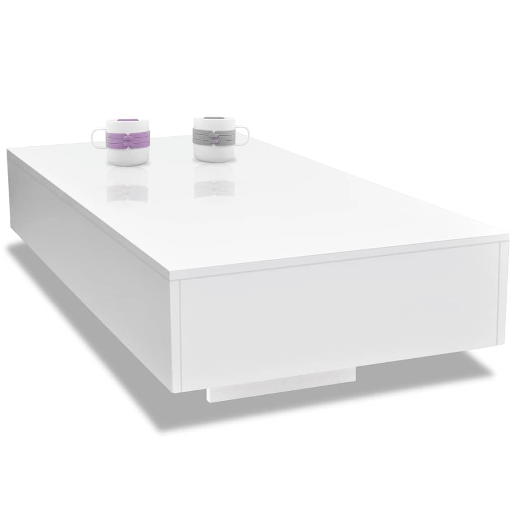 Salontafel hoogglans wit is nu te koop bij PeponiXL, paradijselijk wonen!