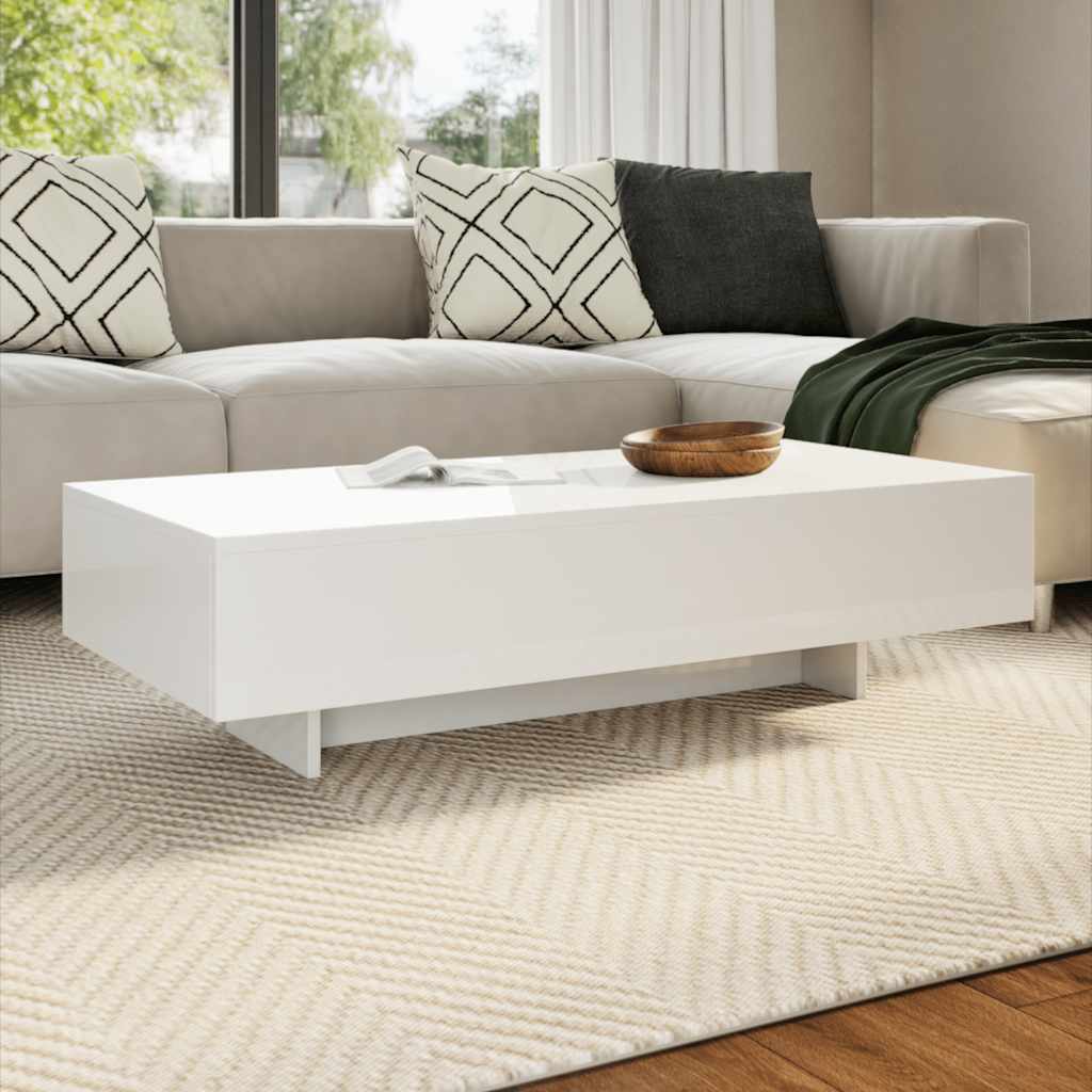 Salontafel hoogglans wit is nu te koop bij PeponiXL, paradijselijk wonen!