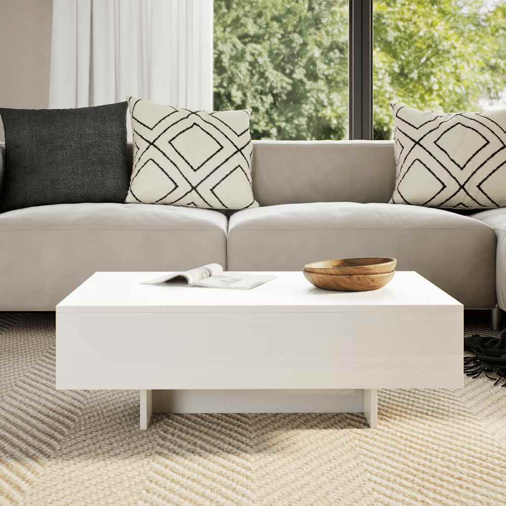 Salontafel hoogglans wit is nu te koop bij PeponiXL, paradijselijk wonen!