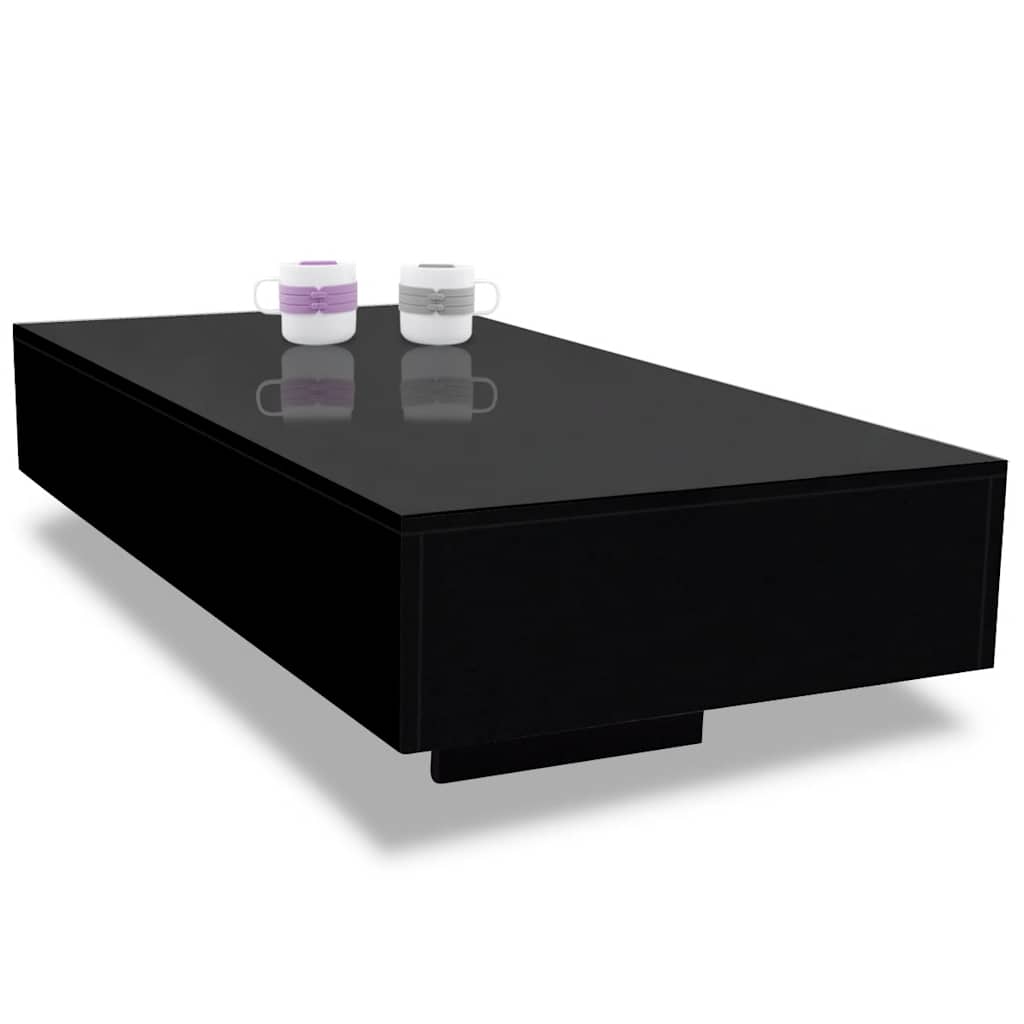 Salontafel hoogglans zwart is nu te koop bij PeponiXL, paradijselijk wonen!