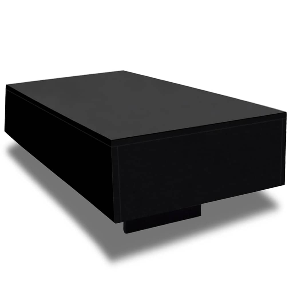 Salontafel hoogglans zwart is nu te koop bij PeponiXL, paradijselijk wonen!