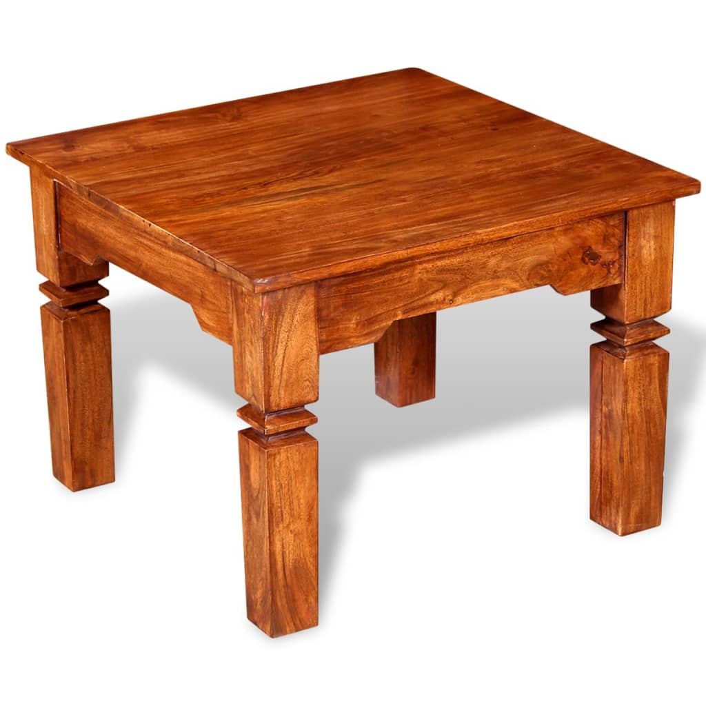 Salontafel 60x60x45 cm massief hout is nu te koop bij PeponiXL, paradijselijk wonen!
