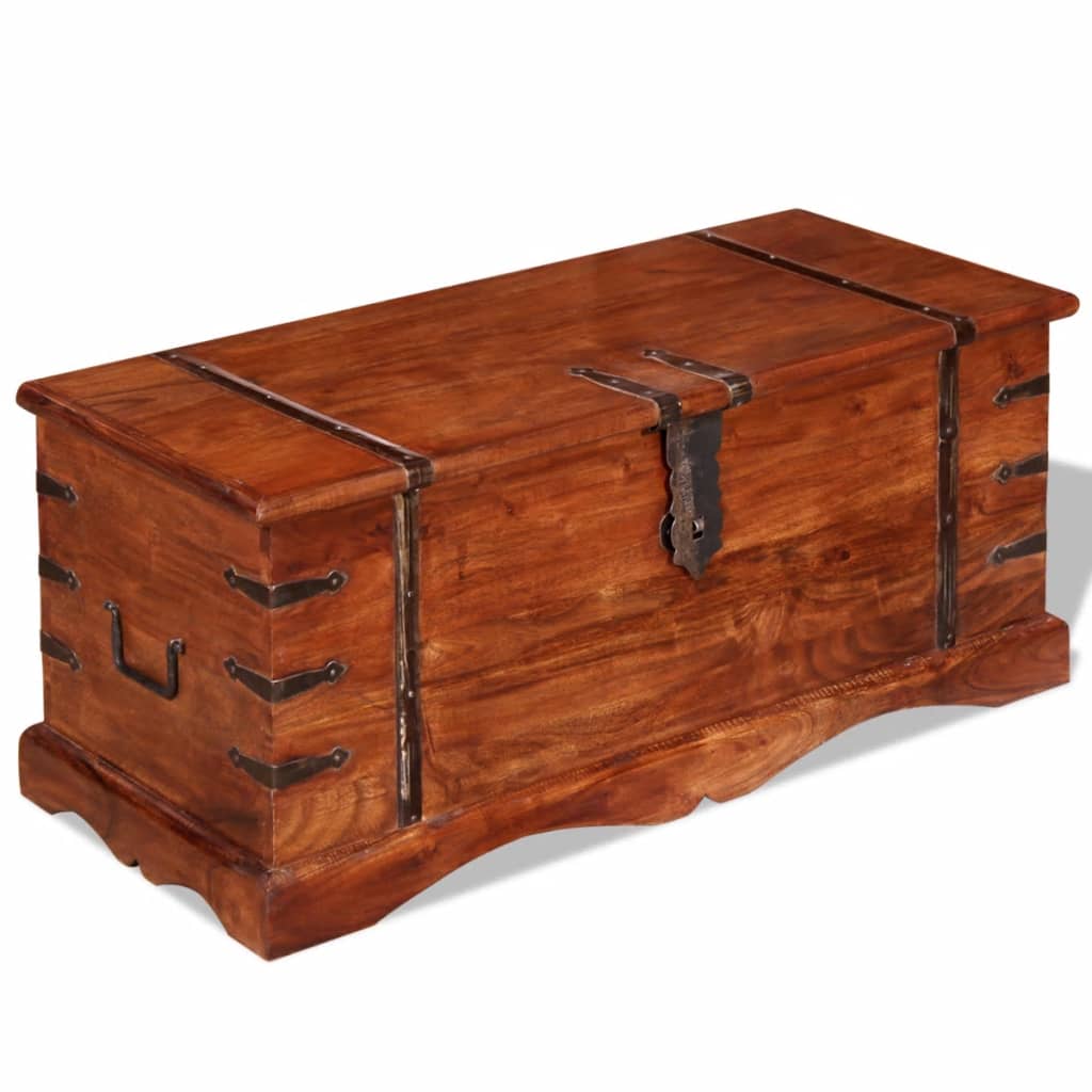 Opbergkist massief hout is nu te koop bij PeponiXL, paradijselijk wonen!