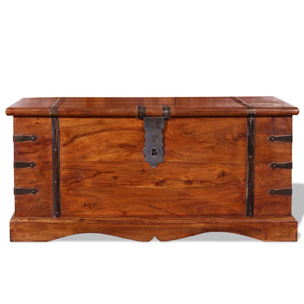 Opbergkist massief hout is nu te koop bij PeponiXL, paradijselijk wonen!