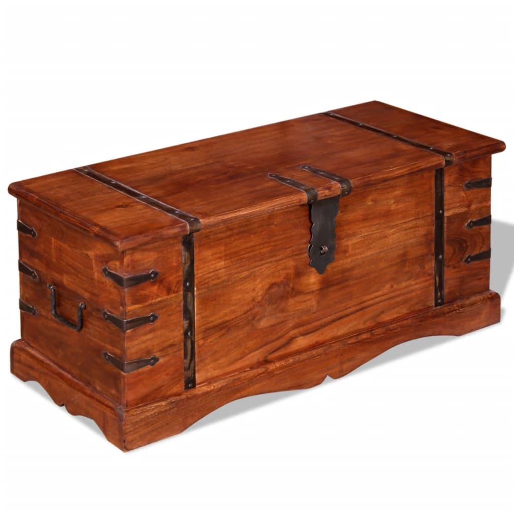 Opbergkist massief hout is nu te koop bij PeponiXL, paradijselijk wonen!