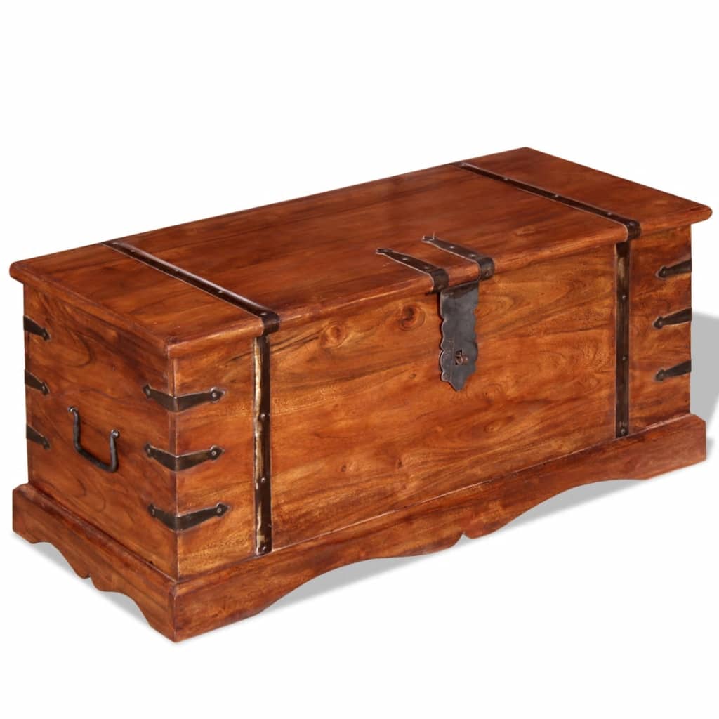 Opbergkist massief hout is nu te koop bij PeponiXL, paradijselijk wonen!