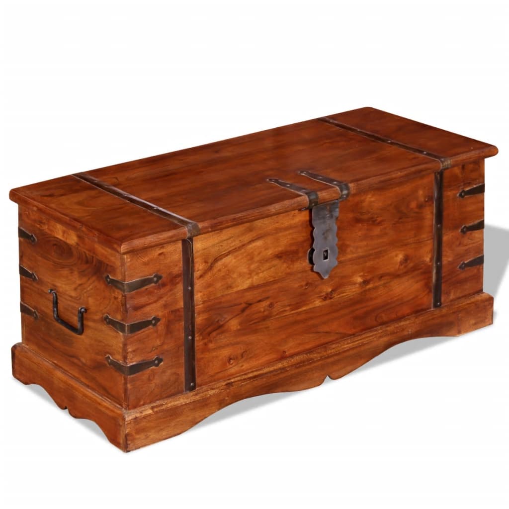 Opbergkist massief hout is nu te koop bij PeponiXL, paradijselijk wonen!