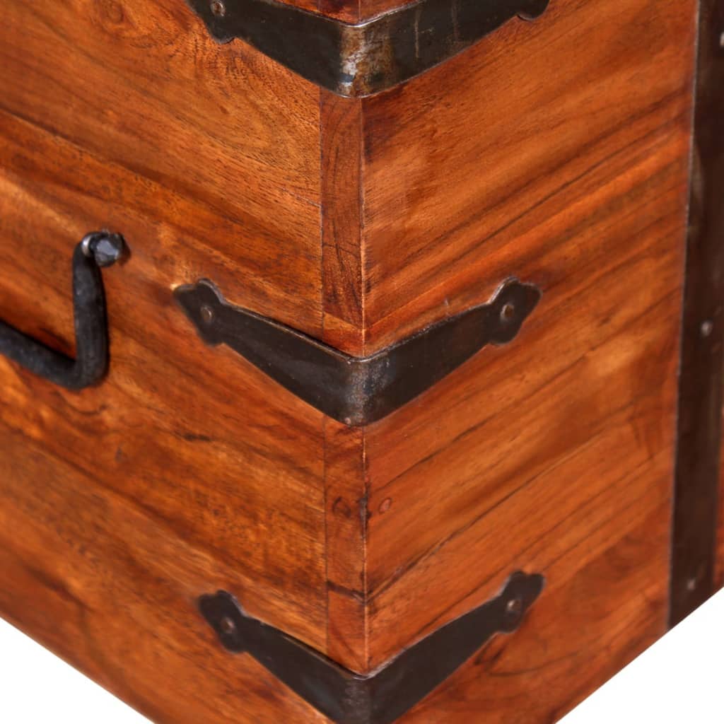 2-delige Opbergkistenset massief hout is nu te koop bij PeponiXL, paradijselijk wonen!