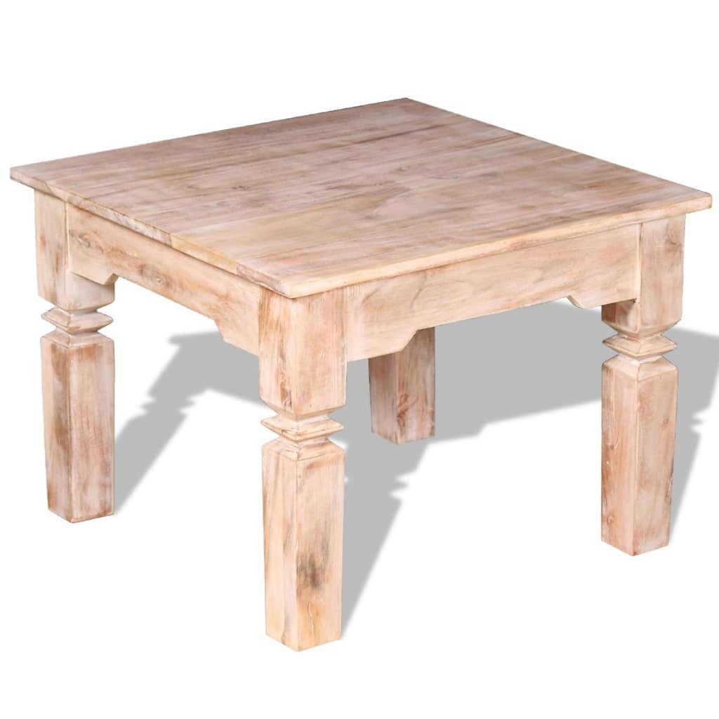 Salontafel 60x60x45 cm massief acaciahout is nu te koop bij PeponiXL, paradijselijk wonen!