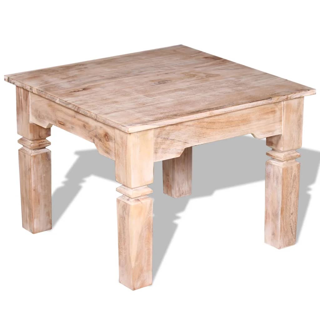 Salontafel 60x60x45 cm massief acaciahout is nu te koop bij PeponiXL, paradijselijk wonen!