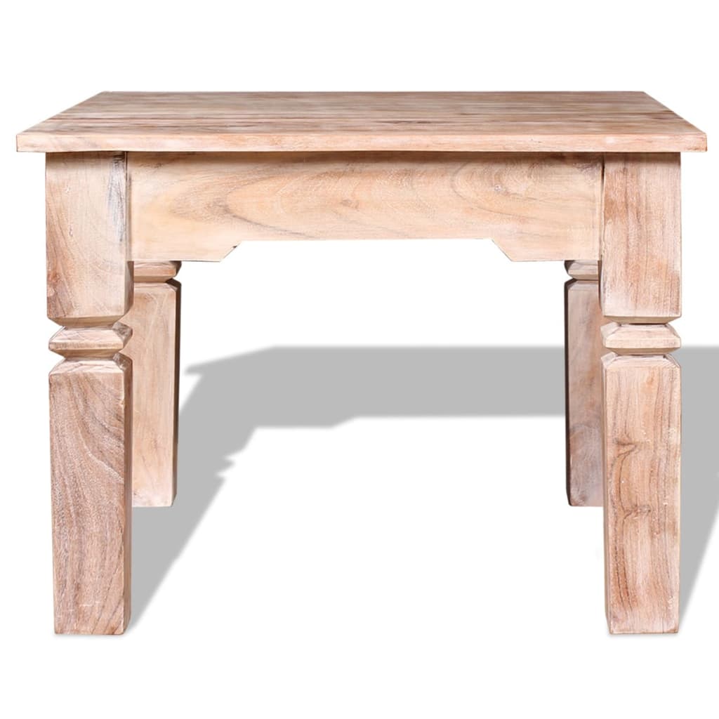 Salontafel 60x60x45 cm massief acaciahout is nu te koop bij PeponiXL, paradijselijk wonen!
