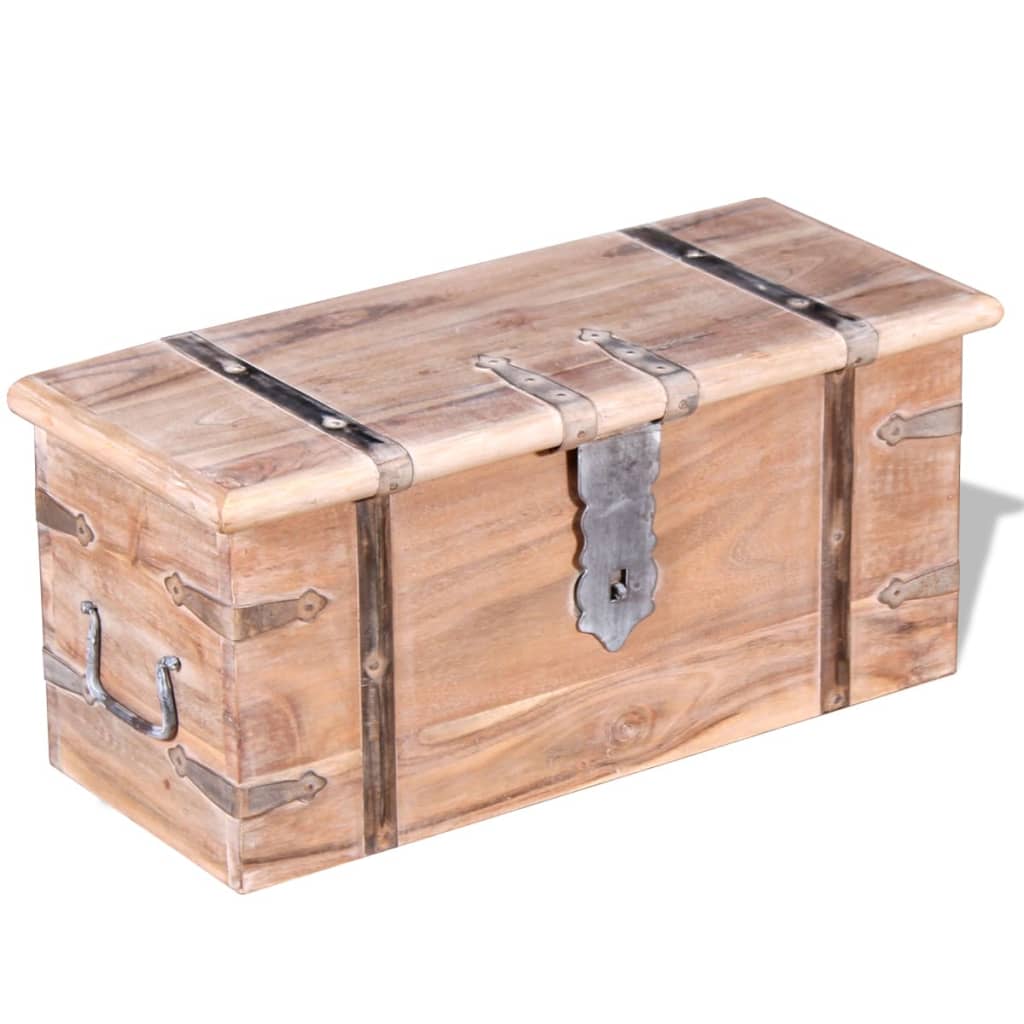2-delige Opbergkistenset acaciahout is nu te koop bij PeponiXL, paradijselijk wonen!