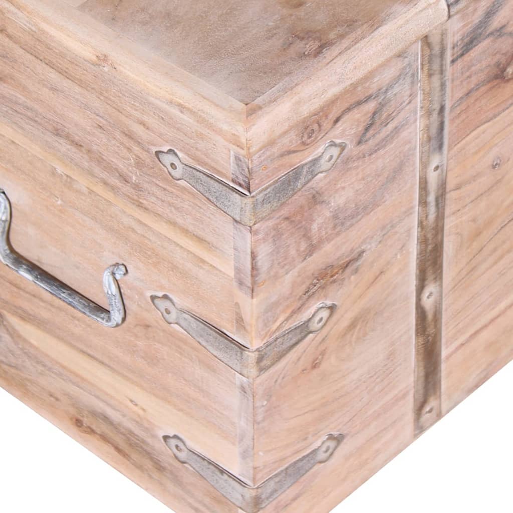 2-delige Opbergkistenset acaciahout is nu te koop bij PeponiXL, paradijselijk wonen!