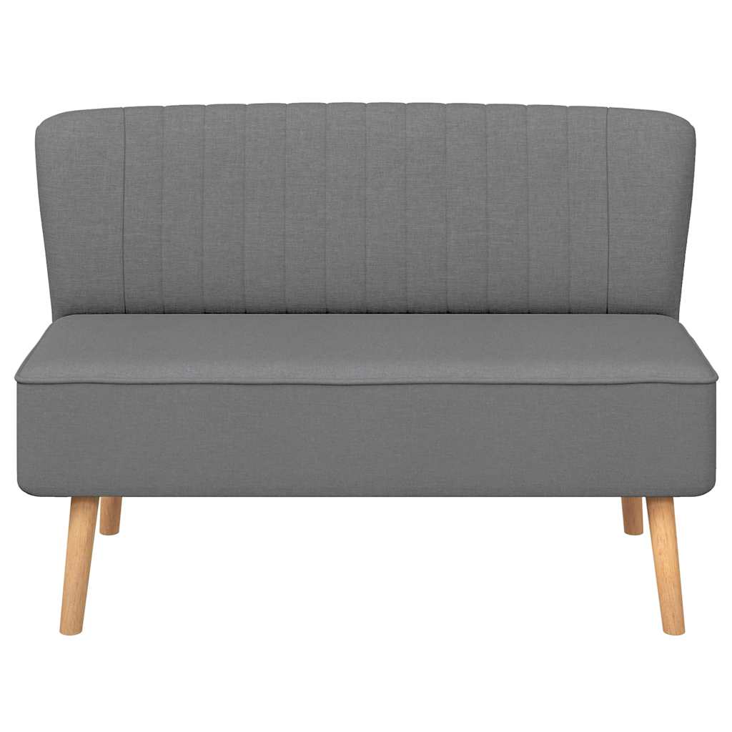 Bank 117x55,5x77 cm stof lichtgrijs is nu te koop bij PeponiXL, paradijselijk wonen!