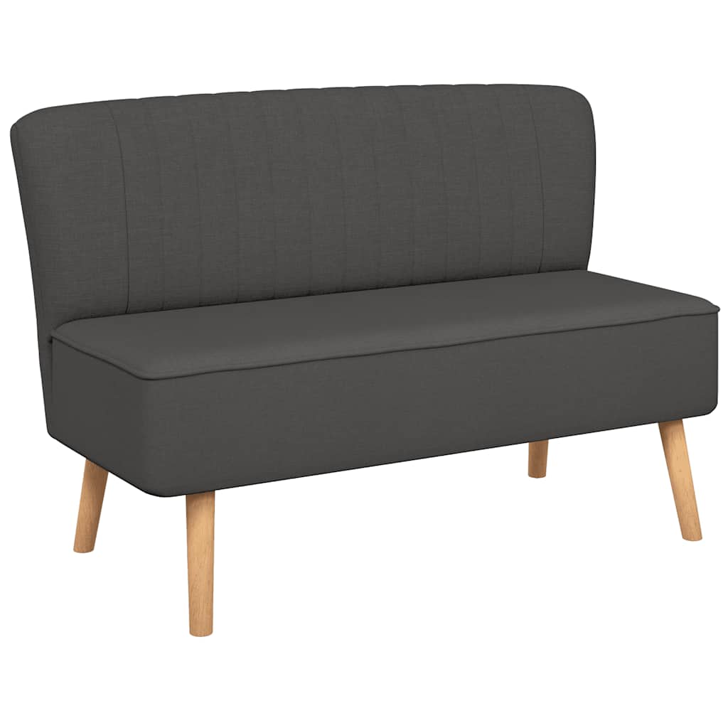 Bank 117x55,5x77 cm stof donkergrijs is nu te koop bij PeponiXL, paradijselijk wonen!