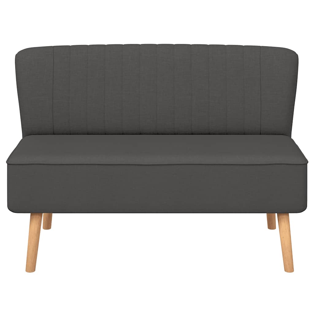 Bank 117x55,5x77 cm stof donkergrijs is nu te koop bij PeponiXL, paradijselijk wonen!