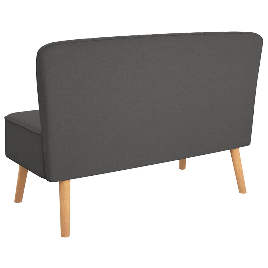 Bank 117x55,5x77 cm stof donkergrijs is nu te koop bij PeponiXL, paradijselijk wonen!