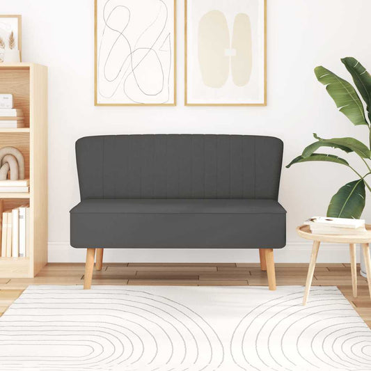 Bank 117x55,5x77 cm stof donkergrijs is nu te koop bij PeponiXL, paradijselijk wonen!