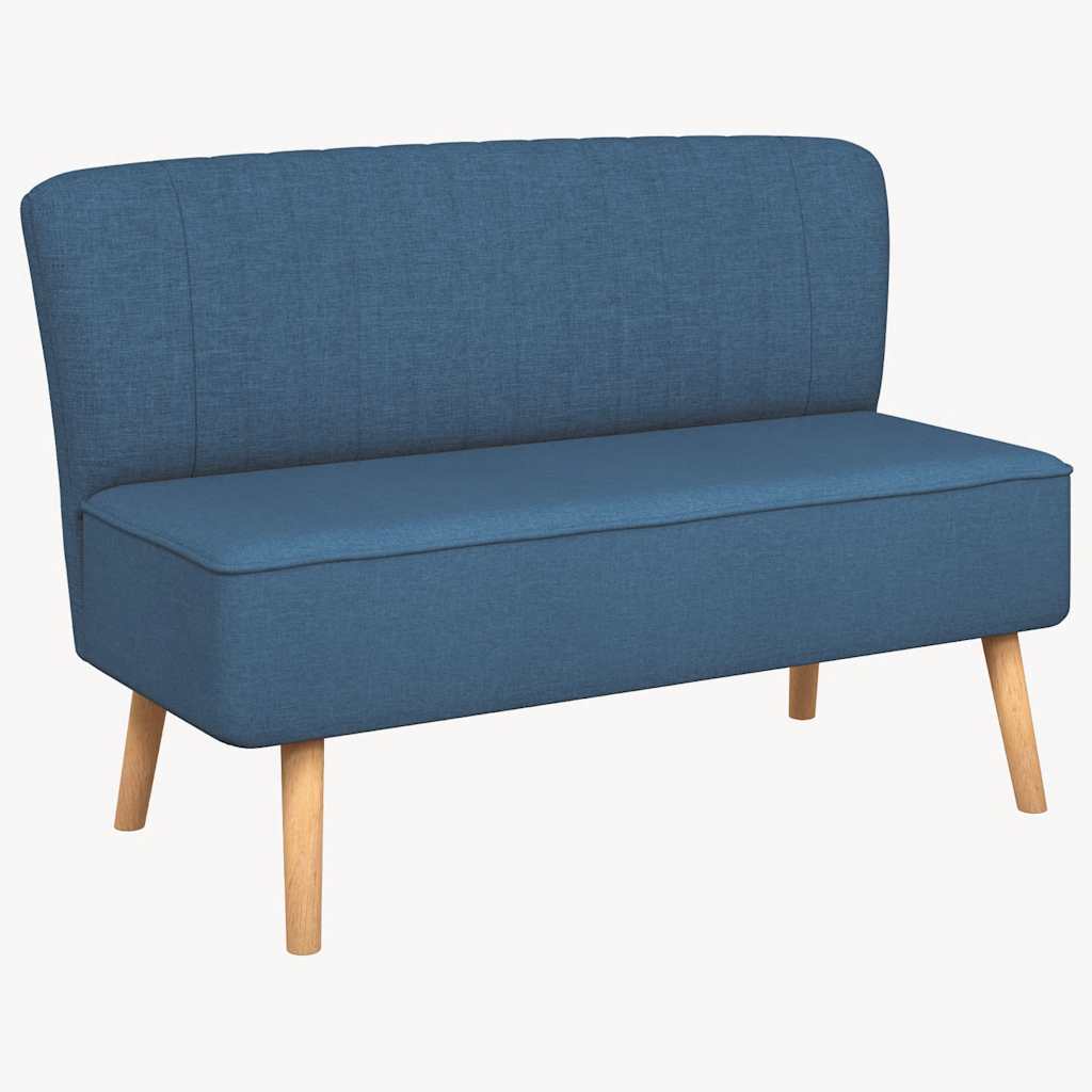 Bank 117x55,5x77 cm stof blauw is nu te koop bij PeponiXL, paradijselijk wonen!
