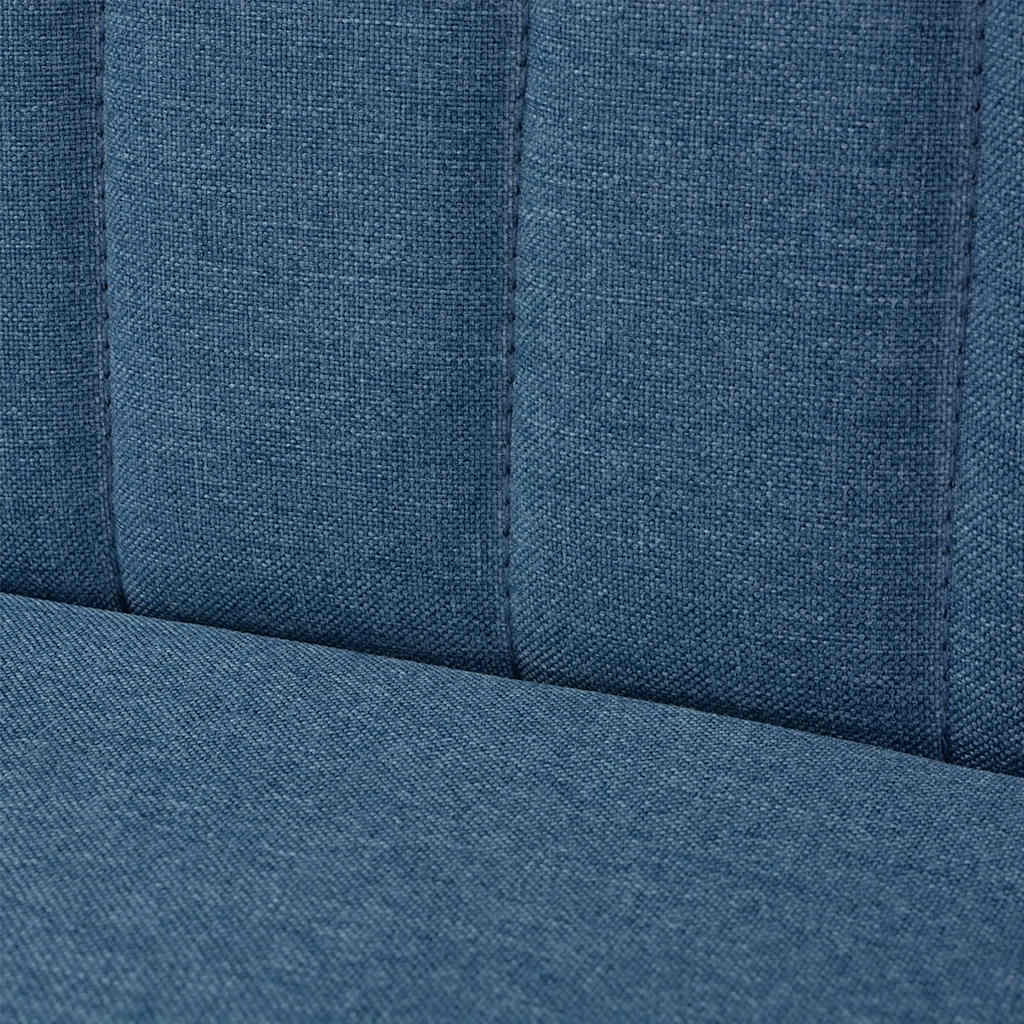 Bank 117x55,5x77 cm stof blauw is nu te koop bij PeponiXL, paradijselijk wonen!