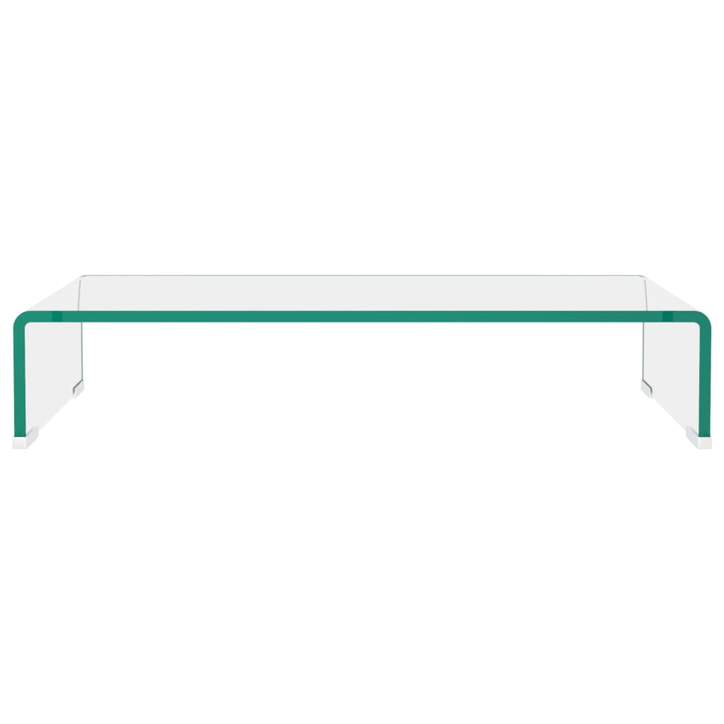 TV-meubel/monitorverhoger transparant 60x25x11 cm glas is nu te koop bij PeponiXL, paradijselijk wonen!