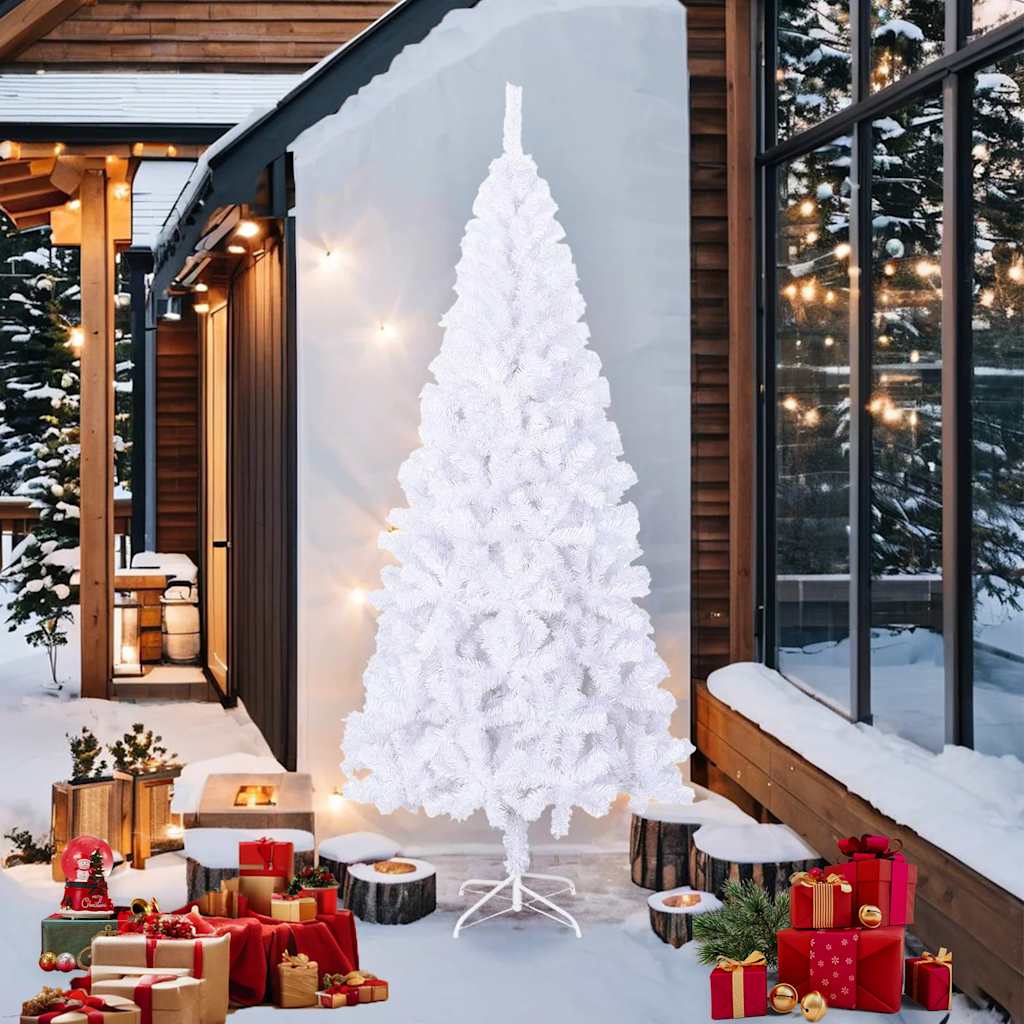 Kunstkerstboom wit L 240 cm is nu te koop bij PeponiXL, paradijselijk wonen!