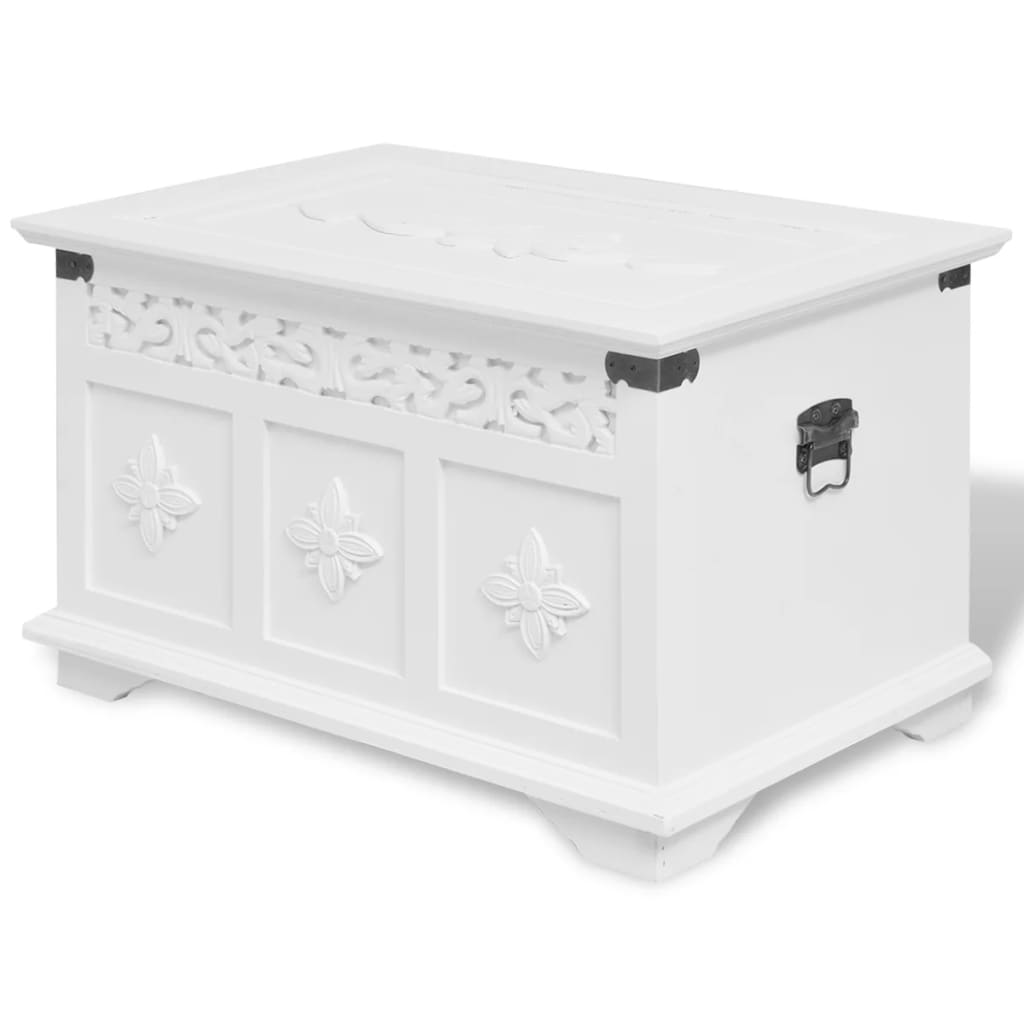 Opbergkisten set wit 2 st is nu te koop bij PeponiXL, paradijselijk wonen!