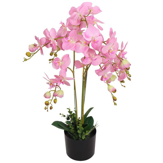Kunstplant orchidee met pot 75 cm roze is nu te koop bij PeponiXL, paradijselijk wonen!