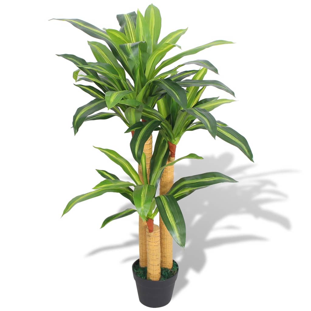 Kunst dracena plant met pot 100 cm groen is nu te koop bij PeponiXL, paradijselijk wonen!