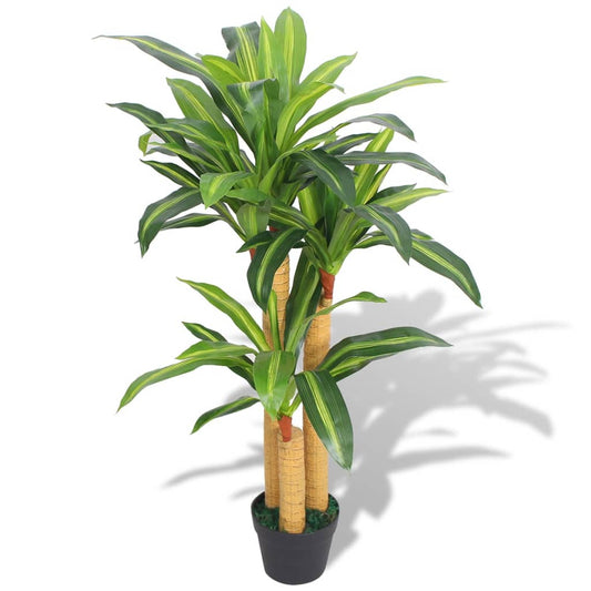 Kunst dracena plant met pot 100 cm groen is nu te koop bij PeponiXL, paradijselijk wonen!
