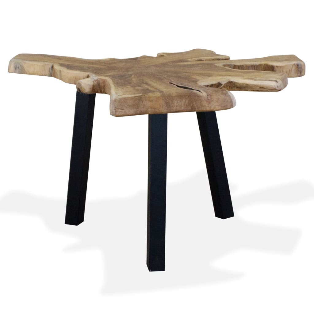 Salontafel 80x70x38 cm echt teakhout is nu te koop bij PeponiXL, paradijselijk wonen!